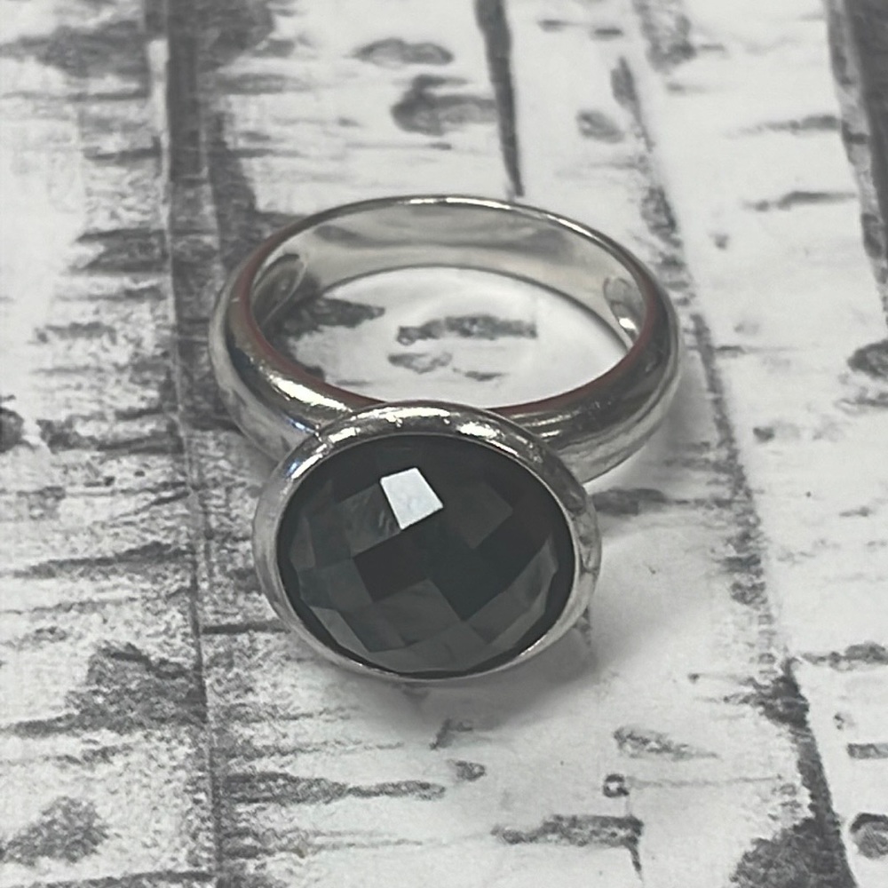 Hematite Silver Ring - image 7
